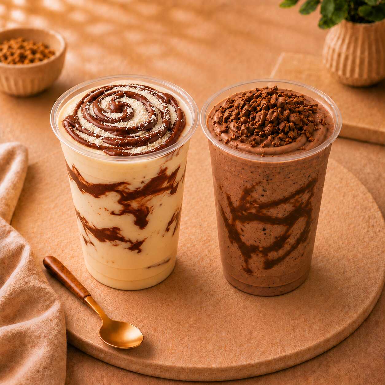 O dobro de cremosidade por um preço irresistível! Você recebe 2 copos de 500ml todinhos com os nossos sorvetes saborosos à sua escolha. Sinta-se à vontade para combinar no clone, até 2 sorvetes, 3 Acompanhamentos, 2 frutas fresquinhas 1 calda de sua preferência. Qualidade premium por um preço justo. Peça e comprove!