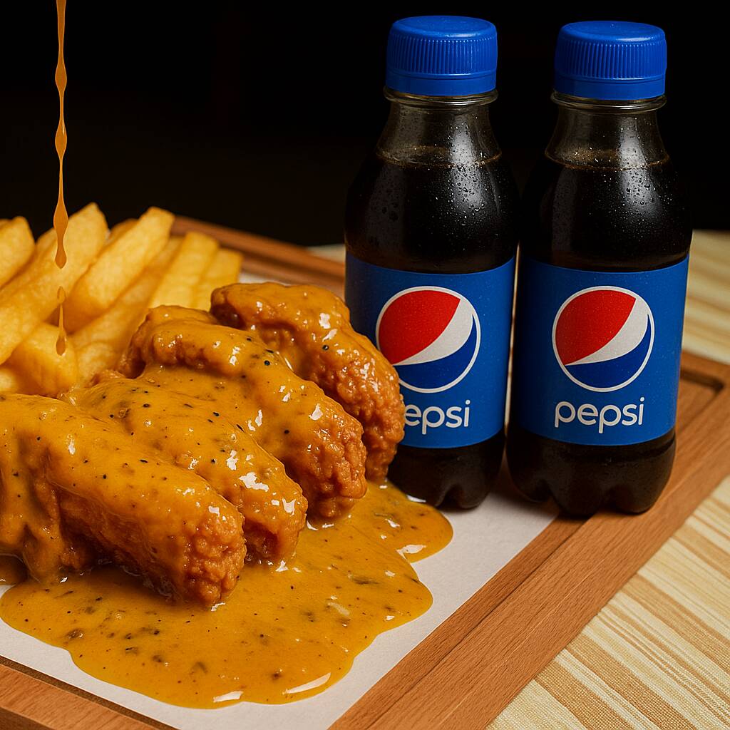 12 Alitas y 2 Pepsi 355 ml