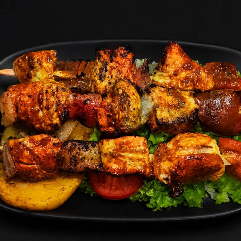 Brochetas de Pollo Anticucheras