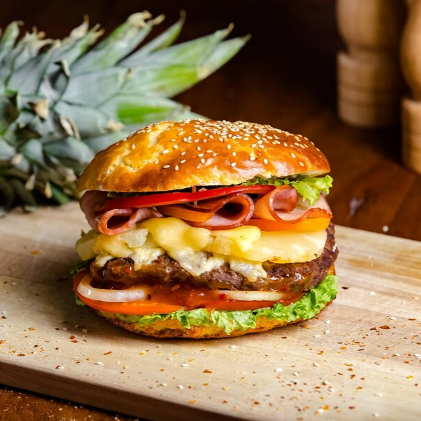 Hamburguesa Hawaiana
