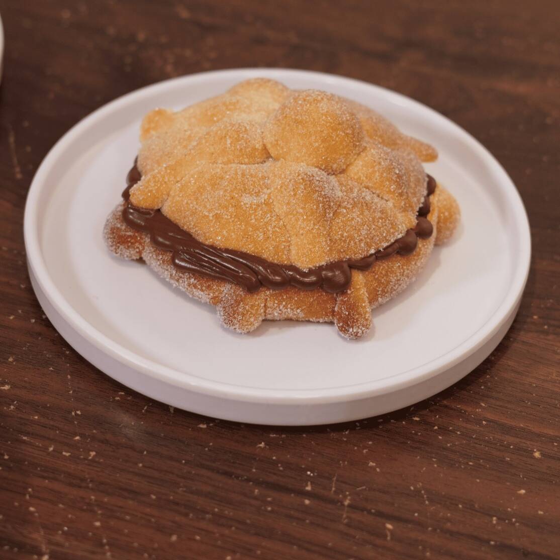 Pan de Muerto Relleno de Nutella