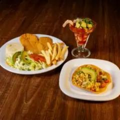 Combo #4 1/2 Filete con Cóctel Chico