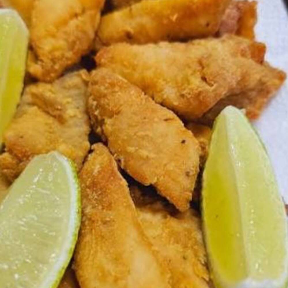 ISCA DE TILÁPIA TEMPERADA E EMPANADA COM FARINHA PANKO