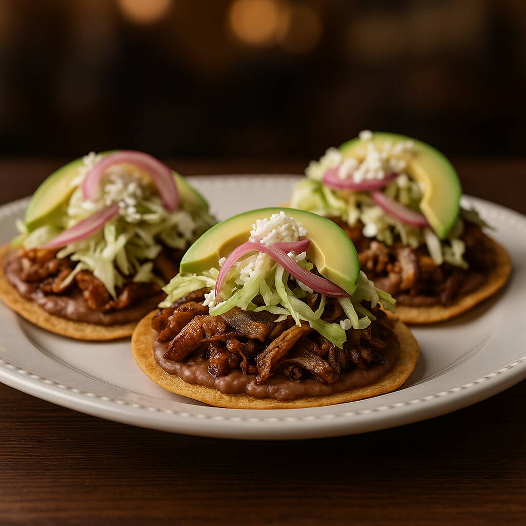 Tostada de Asada de Puerco