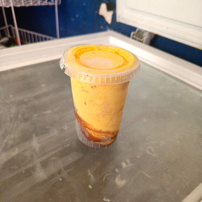 VASO DE HELADO DE VAINILLA