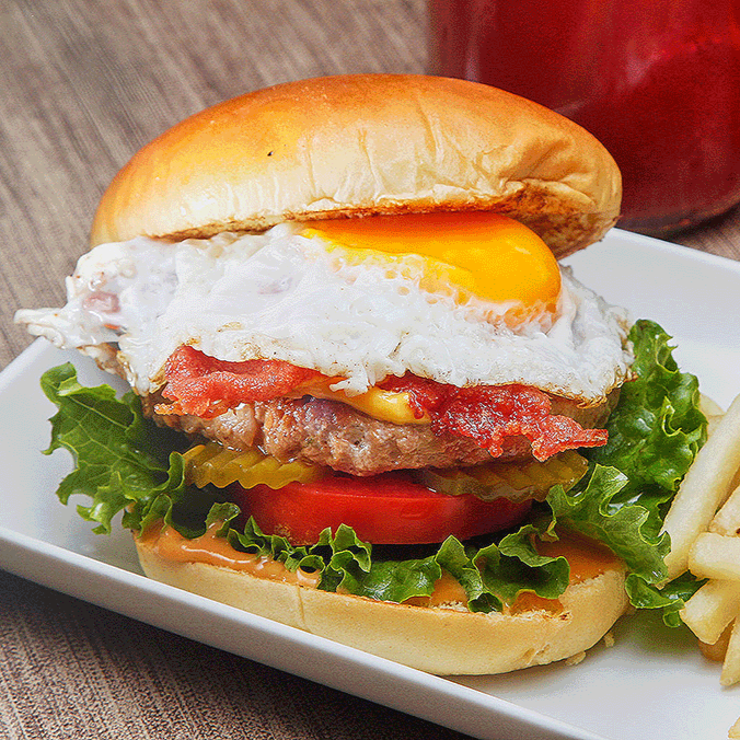 Hamburguesa Montada de Res