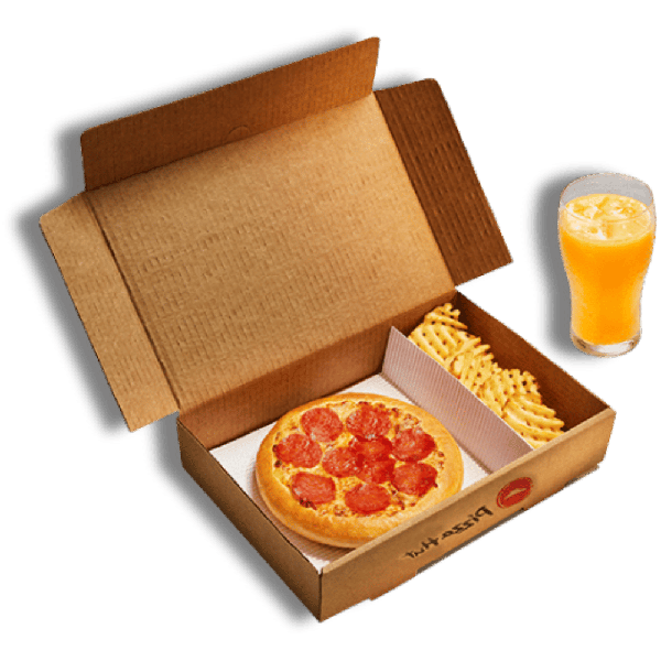 2 My Box Pizza Individual (1 Pizza de 4 fatias + Acompanhamento + Bebida)