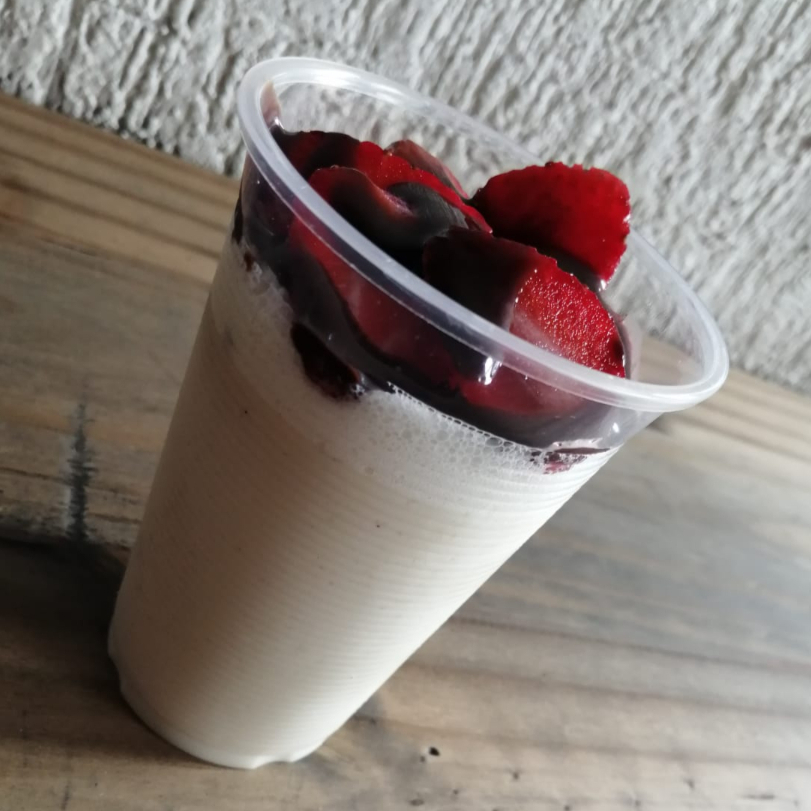 Gelatina de Queso Crema con Galleta OREO