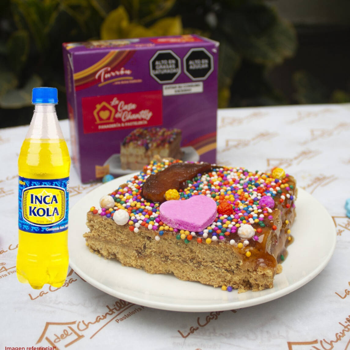 Turron 1/4 + 1 gaseosa 500 ml