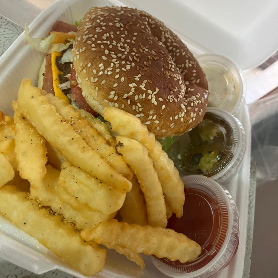 Hamburguesa con papas