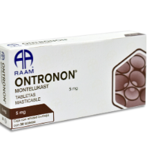Ontronon (Montelukast) 5 Mg Caja con 30 Tabletas