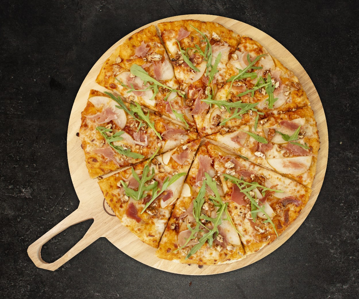 Pizza dolcevita pera