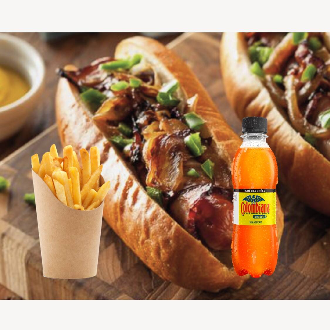 Combo Hot Dog Carne