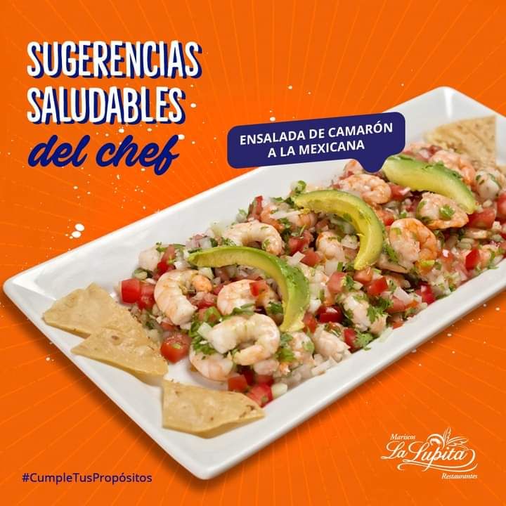 Ensalada de camarón a la mexicana