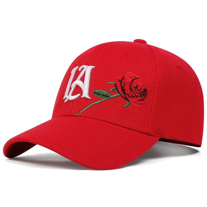 Gorra de Béisbol Unisex con Bordado de Rosas