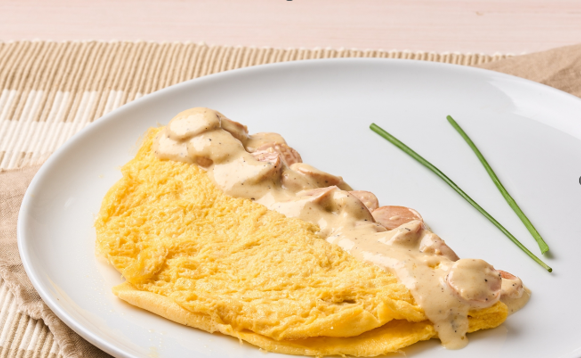 Omelette con Salchicha