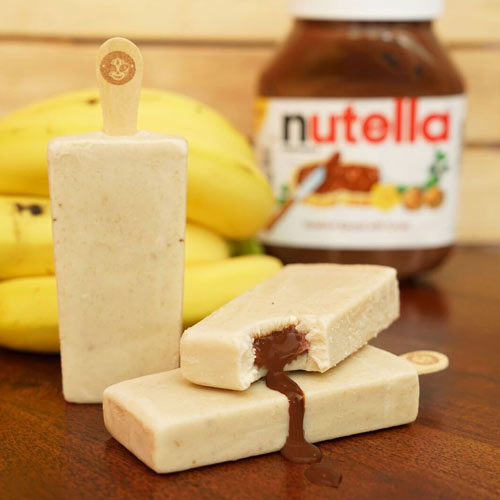 Paleta rellena de Nutella