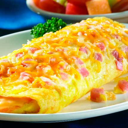 Omelett con Queso y Jamón