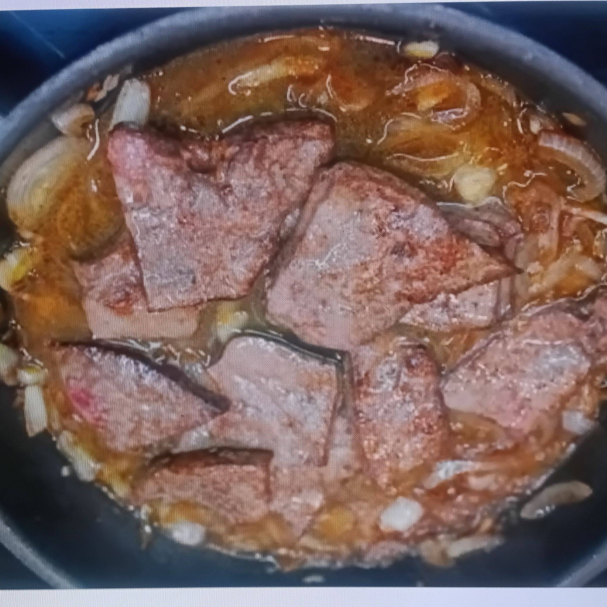 Taco de Hígado Encebollado