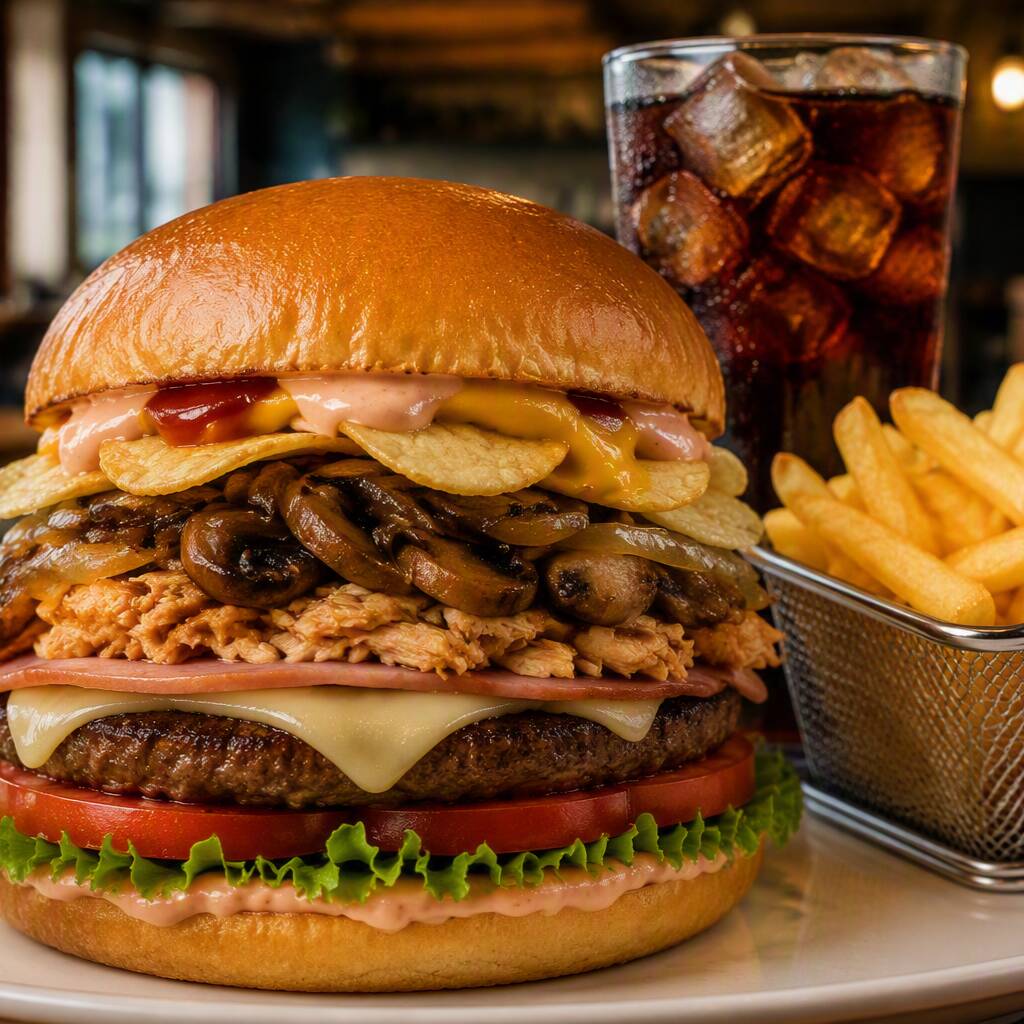 Combo Hamburguesa La Locura