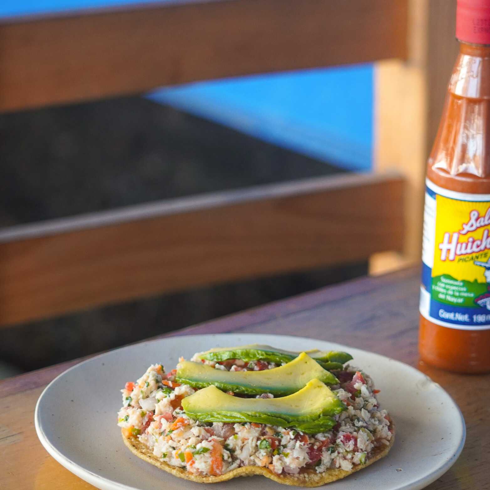 Tostada de Ceviche de la Casa