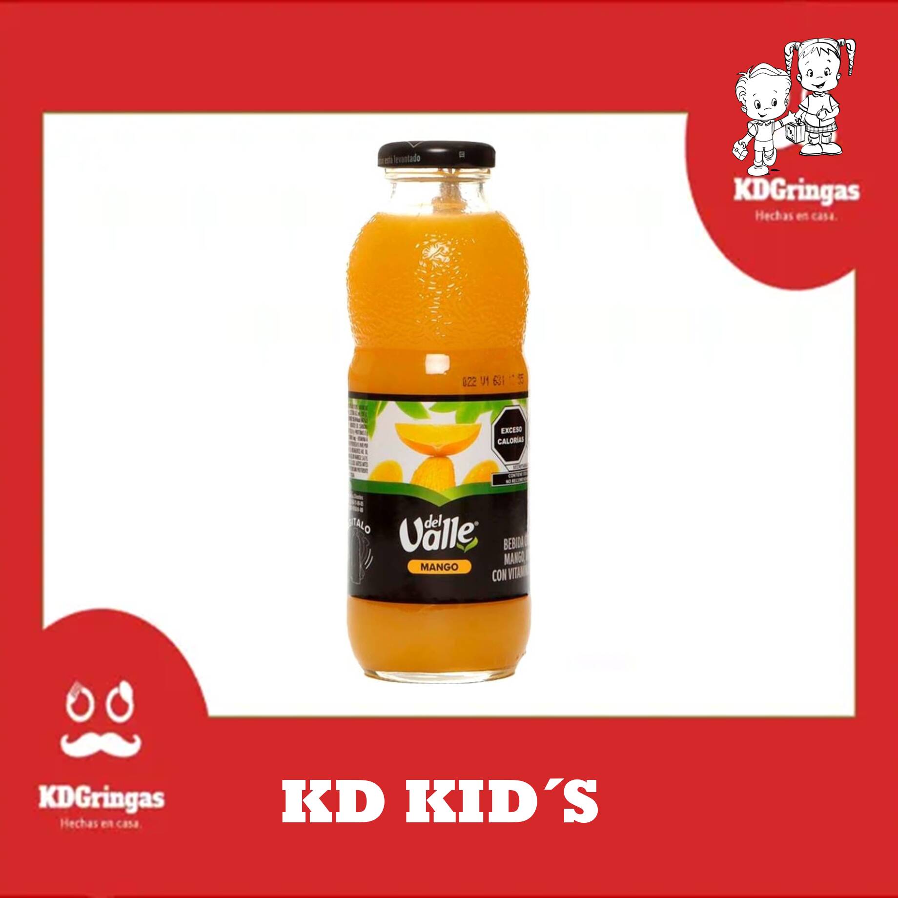 del Valle Mango Vidrio 413 Ml