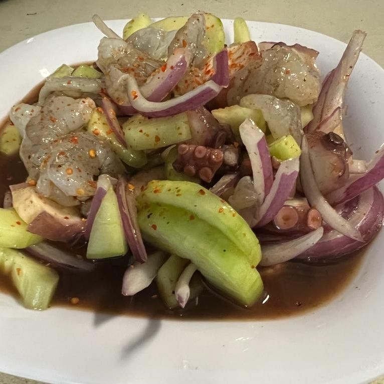 Aguachile con Pulpo