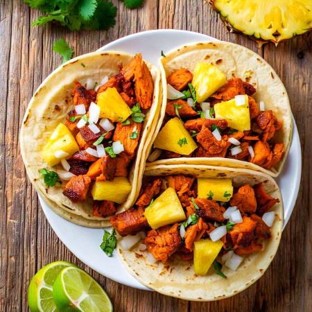 Tacos de Carne al Pastor TORTILLA GRANDE