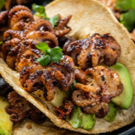 Taco de Pulpo Zarandeado