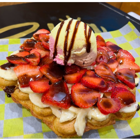 Wowffles Fresa-Platano 🍌🍓