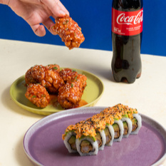 Sunsushi # 1 + Alitas + Bebida