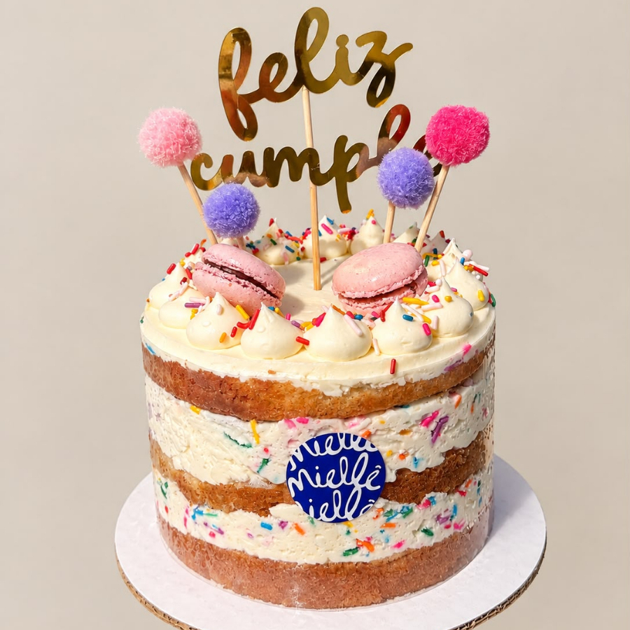 Cake Topper Feliz Cumpleaños