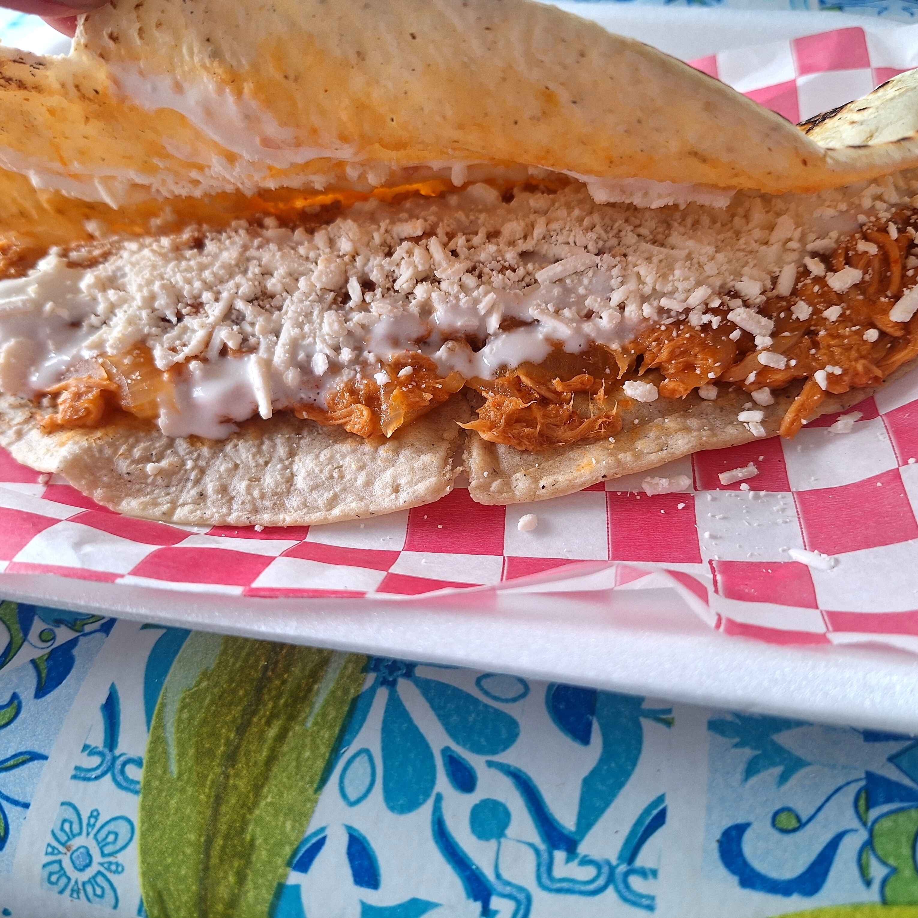 Quesadillas de Tinga de Pollo