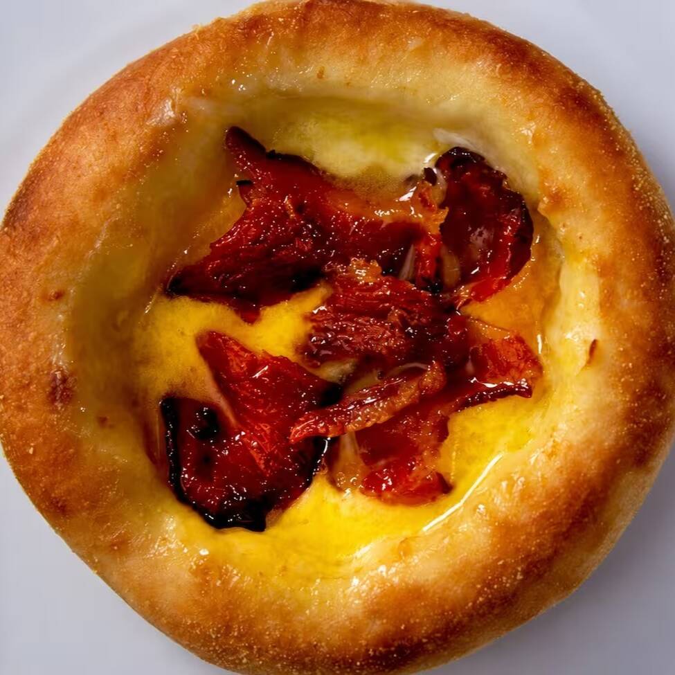 Mussarela e bacon