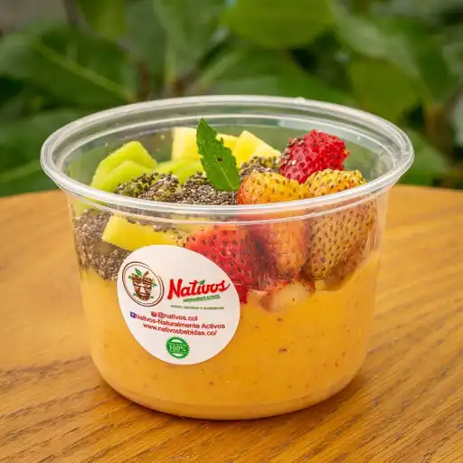 Copos de Semillas de Chía Banano