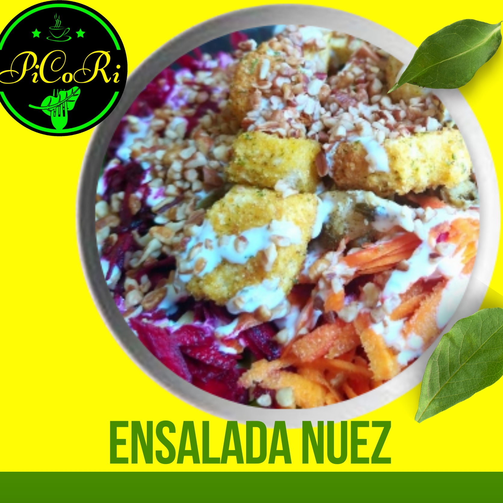 ENSALADA CON NUECES Y POLLO