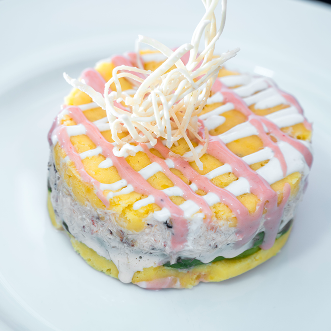 Causa de Pulpa de Cangrejo
