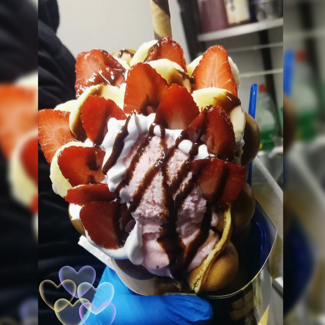 2 BubbleWaffles por $190