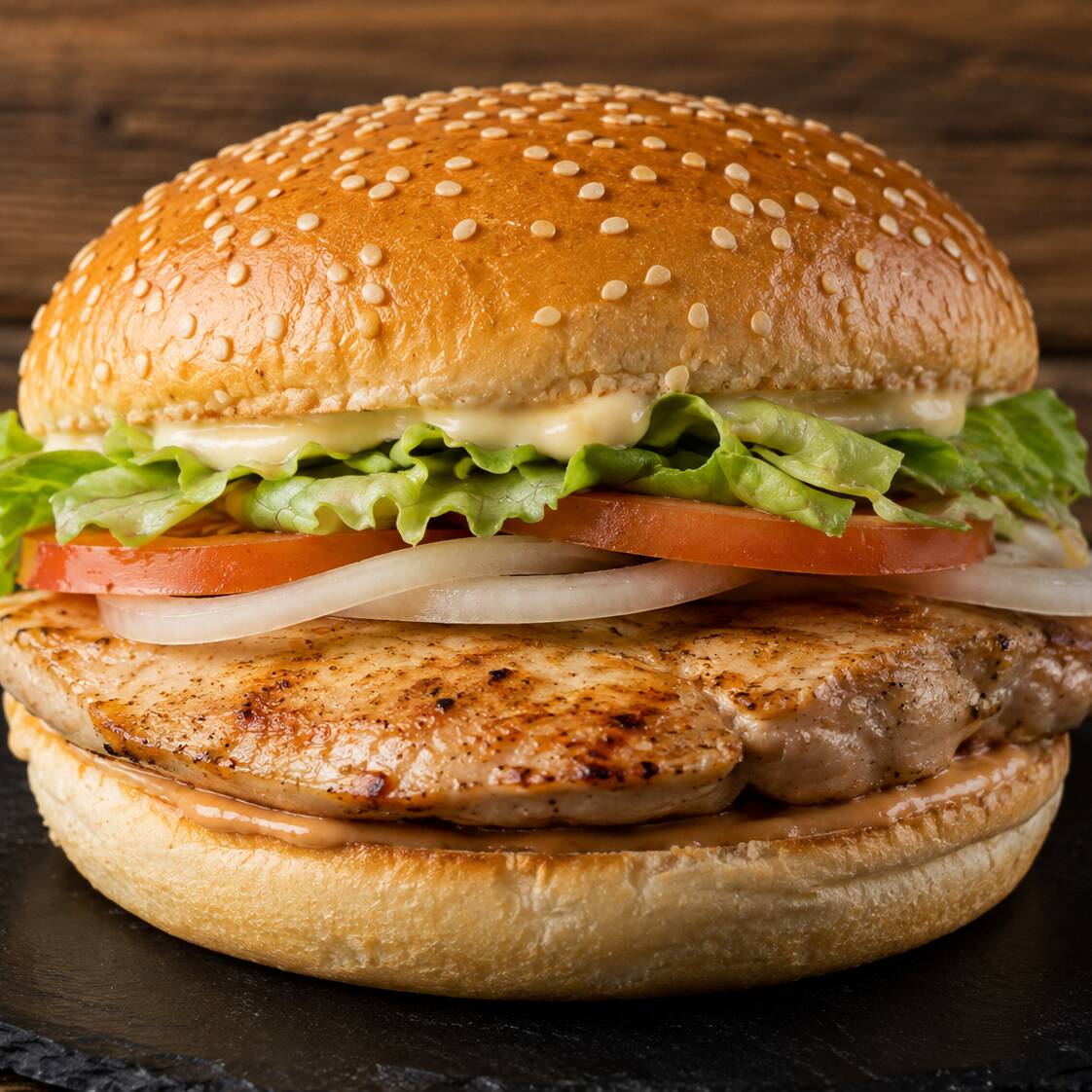 Hamburguesa de Pollo