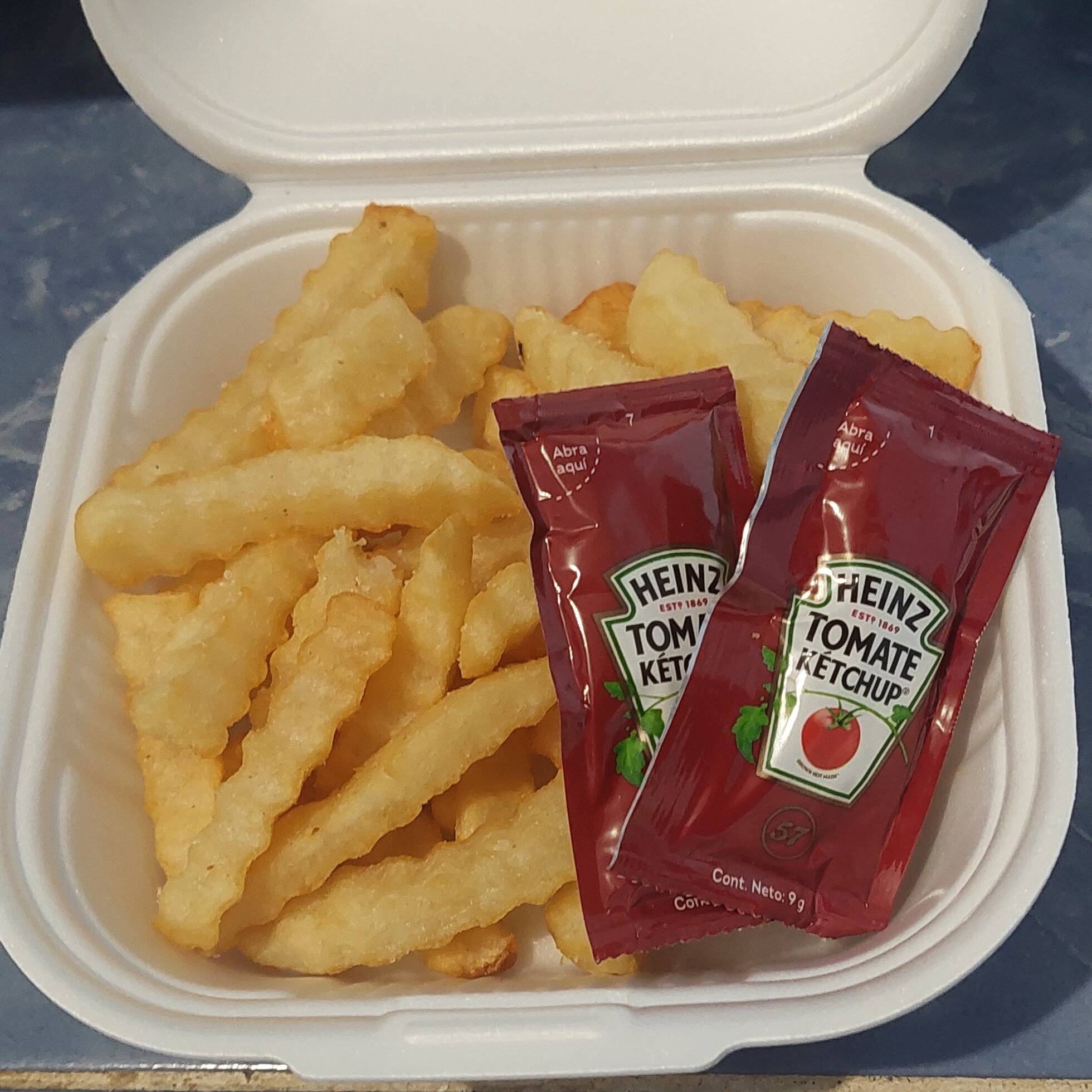 Papas francesa ondulada