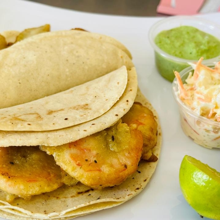 Taco de camarón