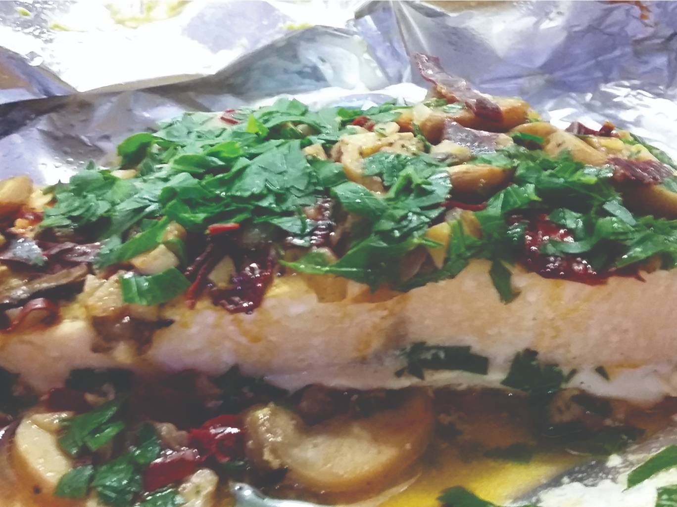 Salmón Papillote