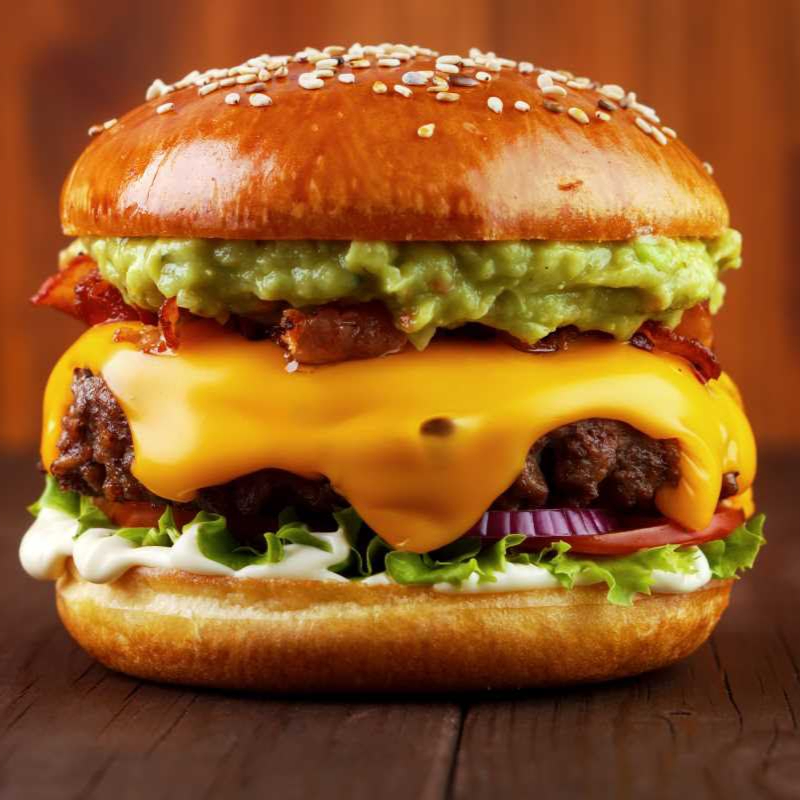 Burger Guacamole