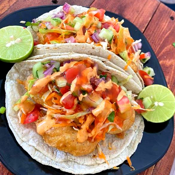 Taco de Pescado Capeado 3 Piezas