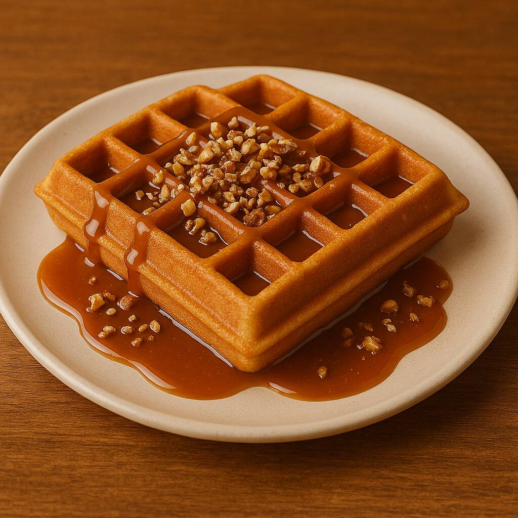 Waffle Dulce de Leche