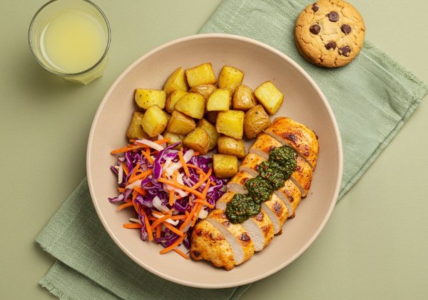 Pollo Chimichurri + Bebida + Galleta