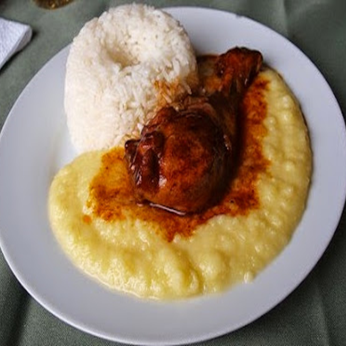 Asado de Pollo con Pure