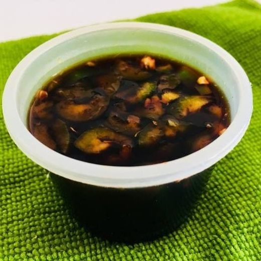 Chiles Toreados en Soya