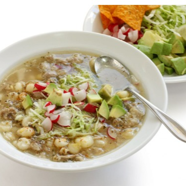 Pozole Blanco Grande Mixto (Pollo y Cerdo) 1 Litro