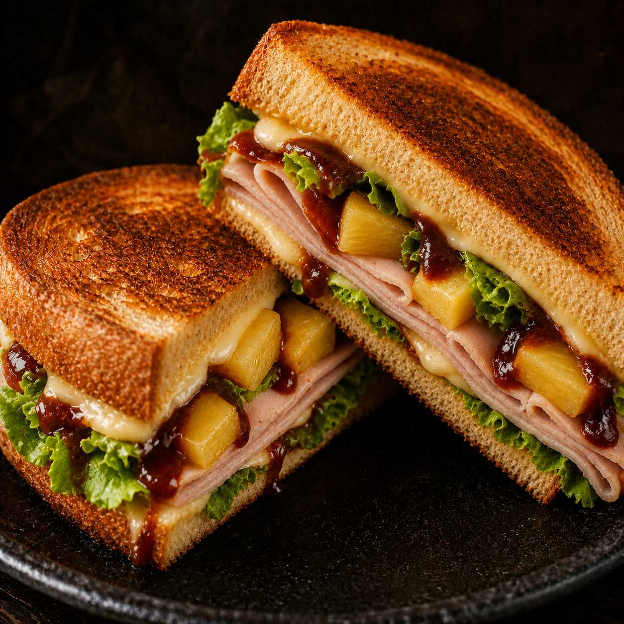 Sándwich Hawaiano